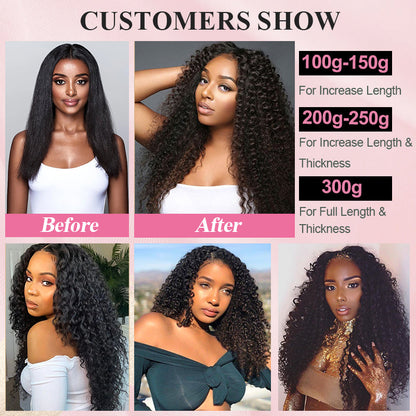 #1B Kinky Curly Tape in Hair Extensions Free Shipping Human Hair 20pcs 50g/pack Seamless Skin Weft Hair CVOHAIR