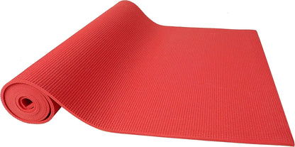 Fitvids All Purpose 1/4-Inch High Density Anti-Tear Exercise Yoga Mat with Carrying Strap, Multiple Colors