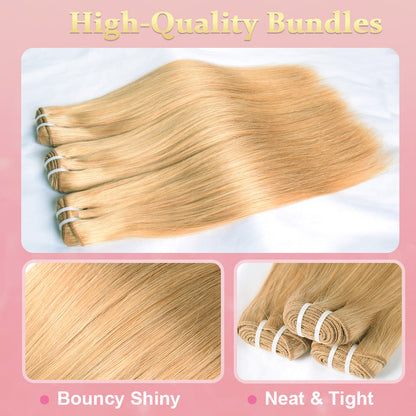 #27 Straight 10A Bundles Virgin Hair 100% Unprocessed Weave Human Hair Double Weft CVOHAIR
