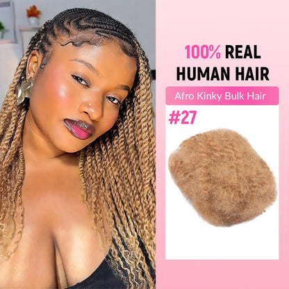 Afro Kinky  Bulk Human Hair CVOHAIR