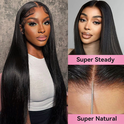 13*4 Super Natural Hairline Frontal Wigs 300% Density HD Lace Luxury Wig With Baby Hair CVOHAIR
