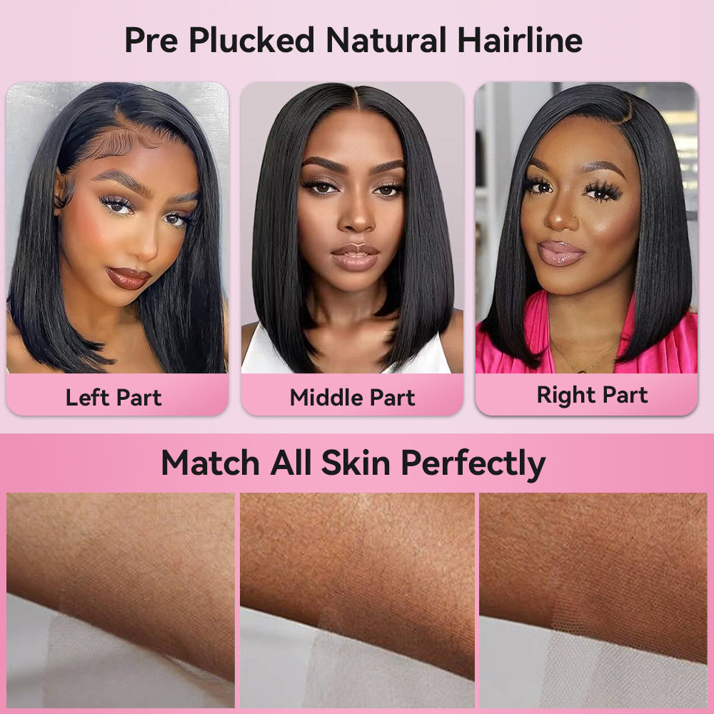 SDD Vietnam Bone Staright 4*4 Transparent Lace 10-20inch CVOHAIR