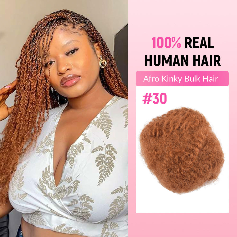 Afro Kinky  Bulk Human Hair CVOHAIR