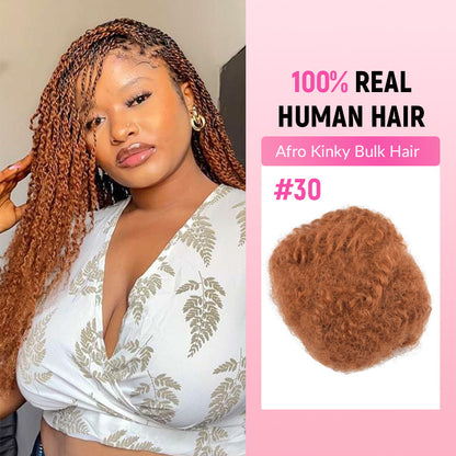 Afro Kinky  Bulk Human Hair CVOHAIR
