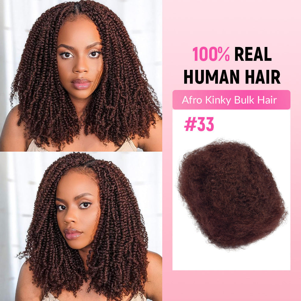 Afro Kinky  Bulk Human Hair CVOHAIR