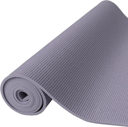 Fitvids All Purpose 1/4-Inch High Density Anti-Tear Exercise Yoga Mat with Carrying Strap, Multiple Colors