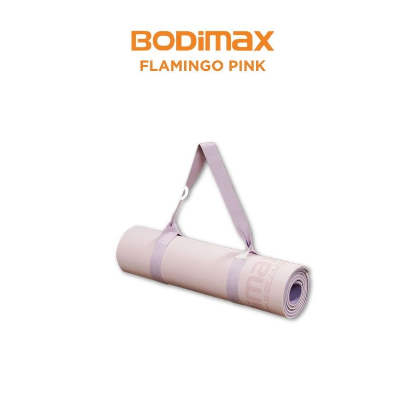 BODIMAX WELLNESS TPE YOGA MAT FLAMINGO PINK