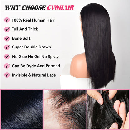 SDD Vietnam Bone Staright 13*4 Transparent Lace 22inch CVOHAIR