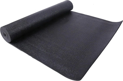 Fitvids All Purpose 1/4-Inch High Density Anti-Tear Exercise Yoga Mat with Carrying Strap, Multiple Colors