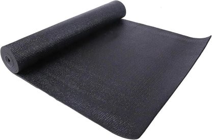 Fitvids All Purpose 1/4-Inch High Density Anti-Tear Exercise Yoga Mat with Carrying Strap, Multiple Colors
