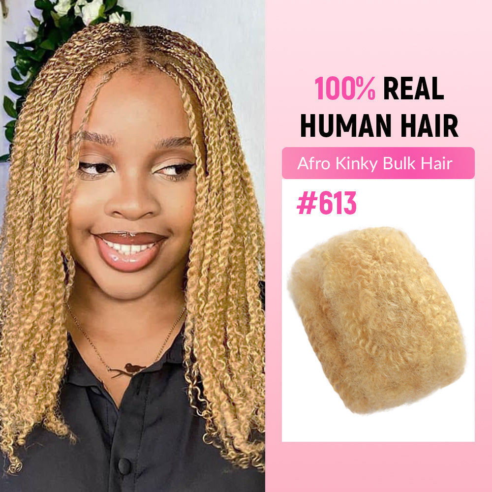 Afro Kinky  Bulk Human Hair CVOHAIR