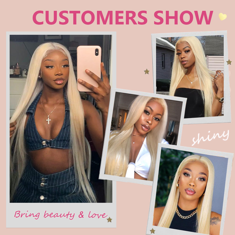 #613 Straight 10A Human Hair Bundles Virgin Hair 100% Unprocessed Weave Bundles Human Hair Double Weft CVOHAIR