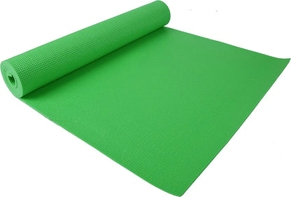 Fitvids All Purpose 1/4-Inch High Density Anti-Tear Exercise Yoga Mat with Carrying Strap, Multiple Colors