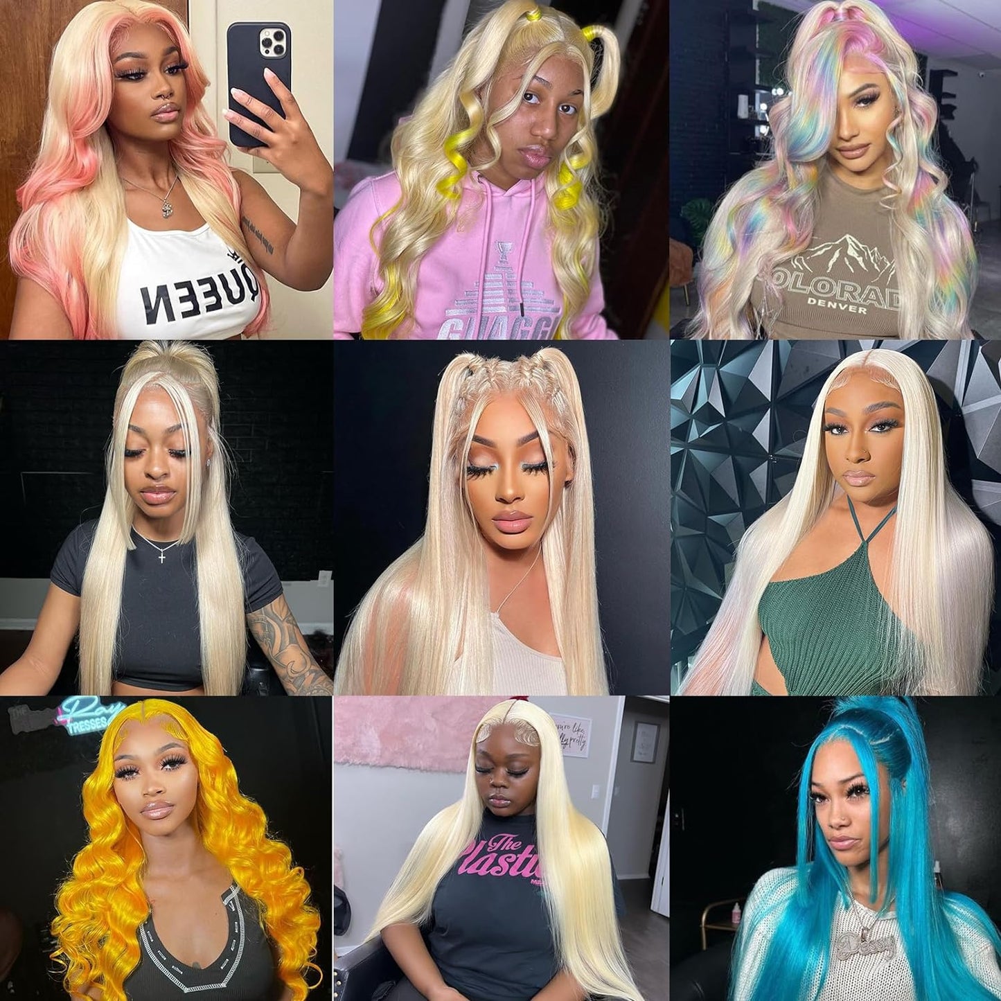 #613 Straight Blonde HD Lace Front Wigs Human Hair 200% Density Lace Frontal Wig Pre Plucked with Baby Hair CVOHAIR