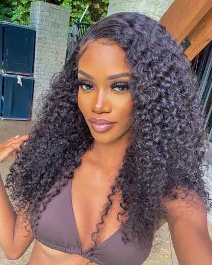 #1B Deep Curly Tape in Free Shipping Hair Extensions Human Hair 20pcs 50g/pack Seamless Skin Weft Hair CVOHAIR