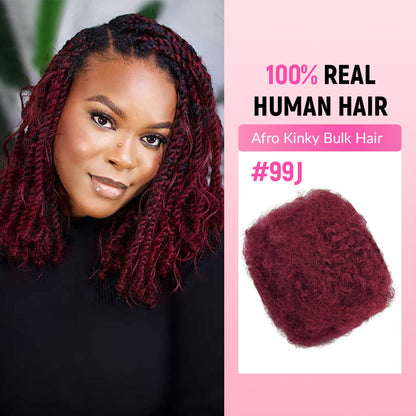 Afro Kinky  Bulk Human Hair CVOHAIR