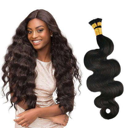 Body Wave I Tip Free Shipping Hair Extensions 100% Real Human Hair 100g CVOHAIR