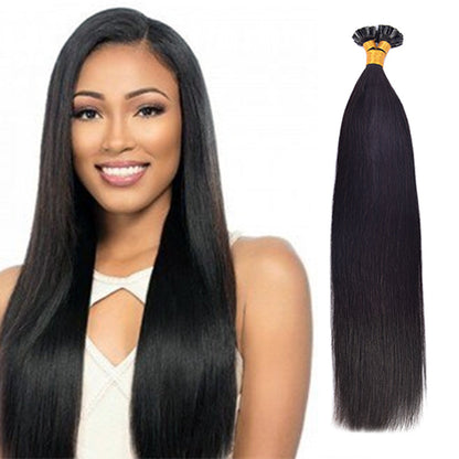 Straight U-Tip Hair Extensions Free Shipping 100% Real Human Hair 100g CVOHAIR
