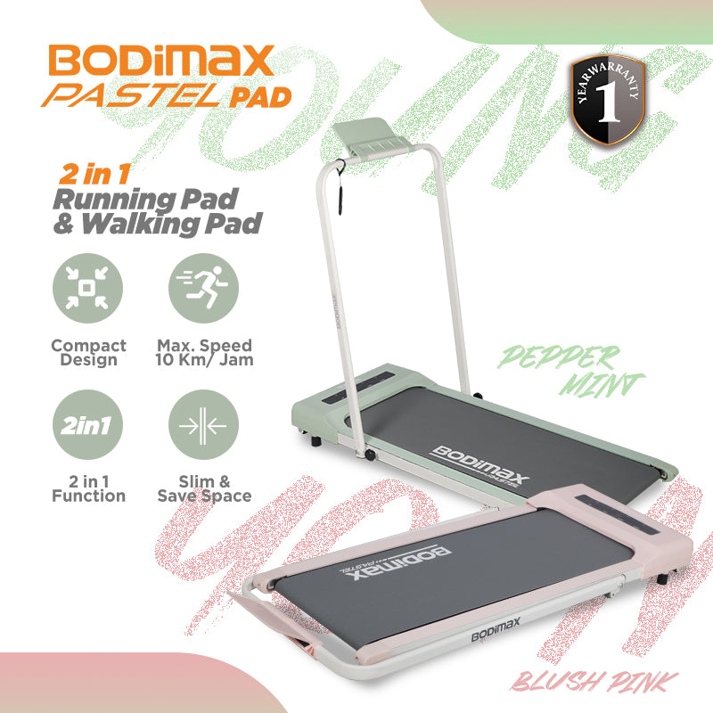 BODIMAX RUNNING PAD PASTEL BLUE