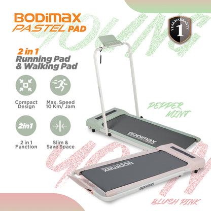 BODIMAX RUNNING PAD PASTEL BLUE