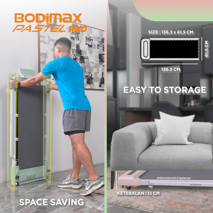 BODIMAX RUNNING PAD PASTEL BLUE