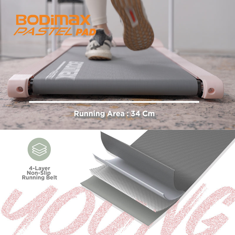 BODIMAX RUNNING PAD PASTEL BLUE