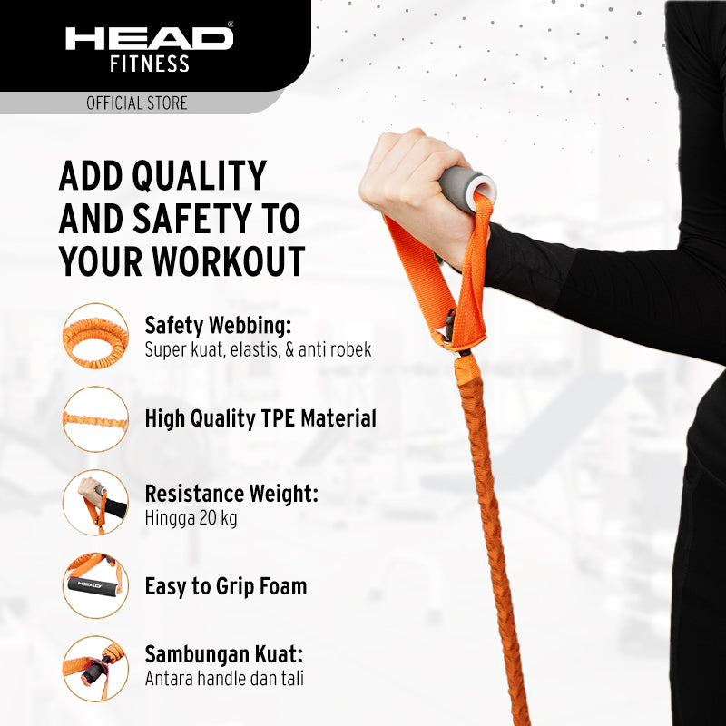 HEAD Resistance Power Tube TPE (Orange)