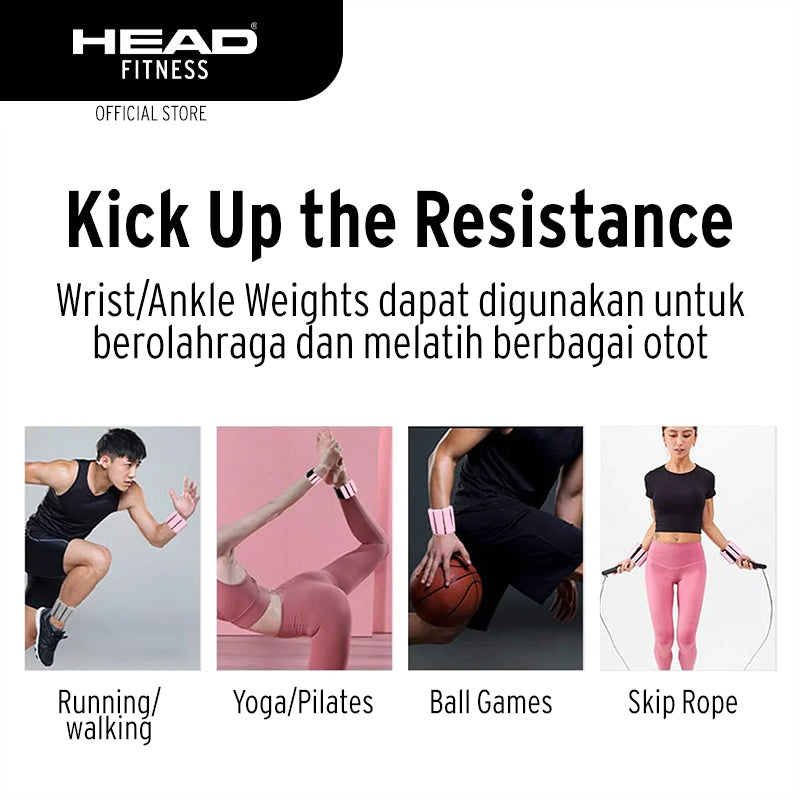 HEAD Wrist Ankle   Pink