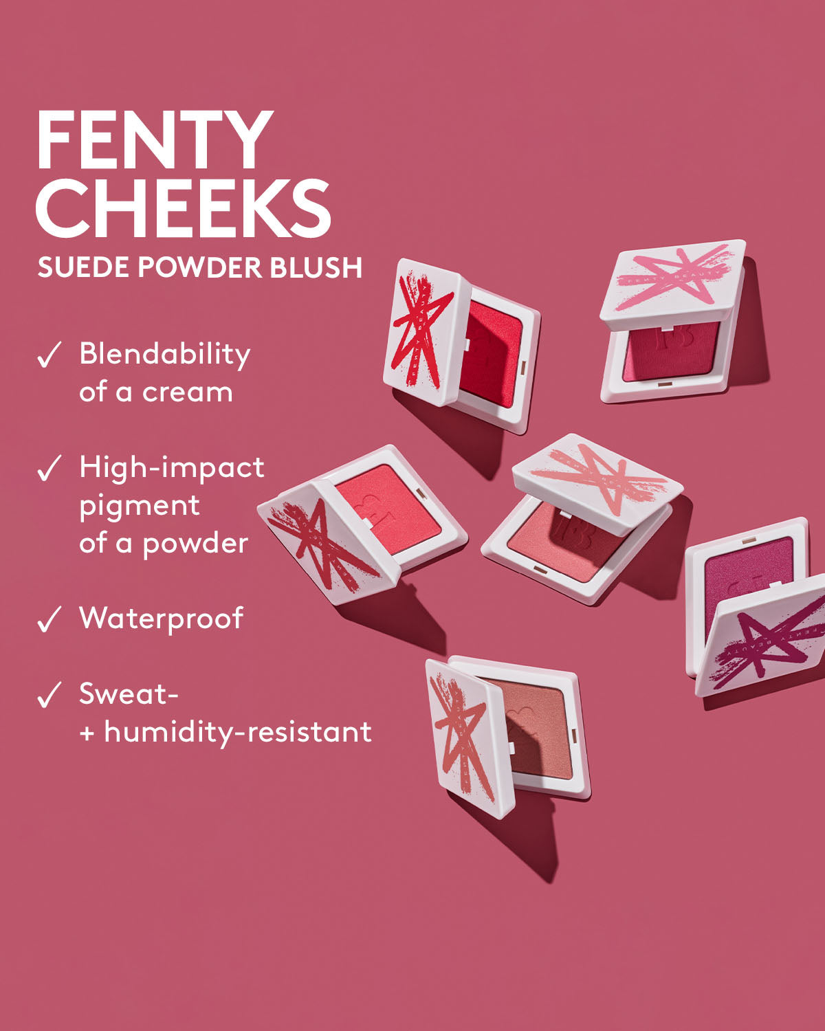 Fenty Cheeks Suede Powder Blush ¡ª Summertime Wine