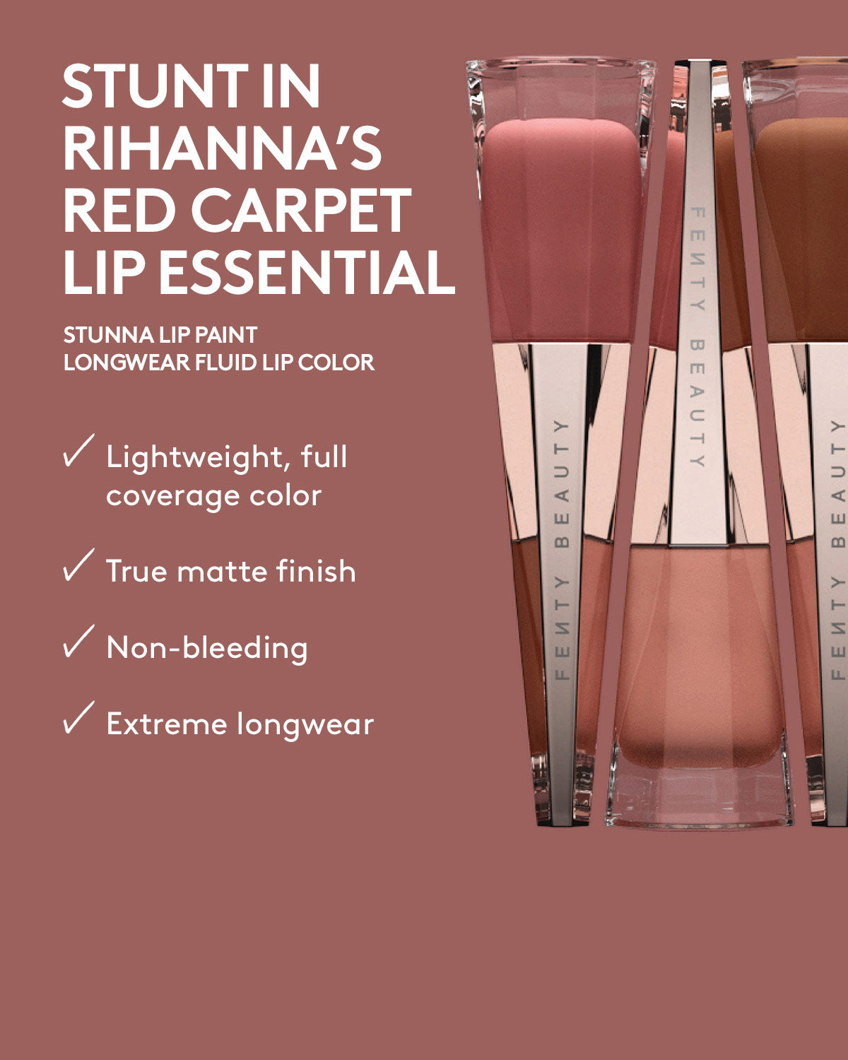 Stunna Lip Paint Longwear Fluid Lip Color ¡ª Unbutton