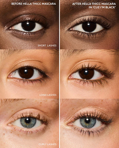 Hella Thicc Volumizing Mascara ¡ª Cuz I'm Black