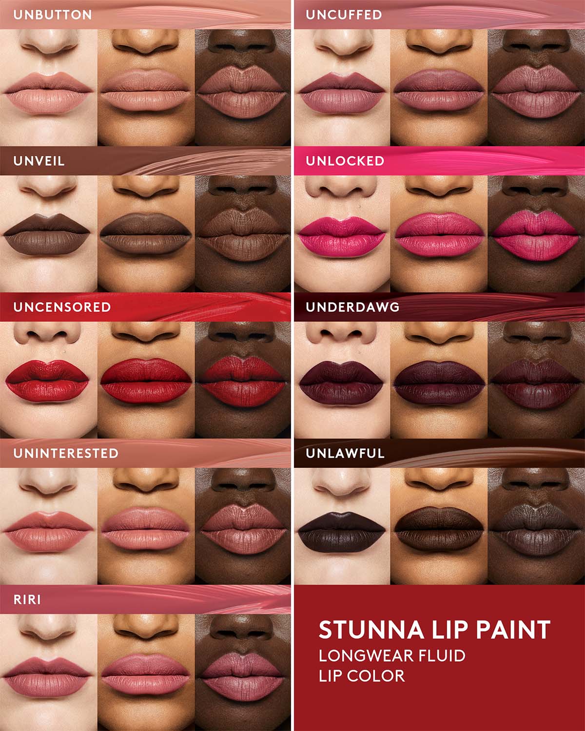 Stunna Lip Paint Longwear Fluid Lip Color ¡ª Unlawful