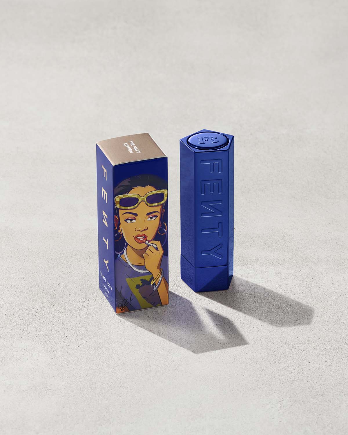 Fenty Icon The Case Semi-Matte Refillable Lipstick ¡ª Navy Edition
