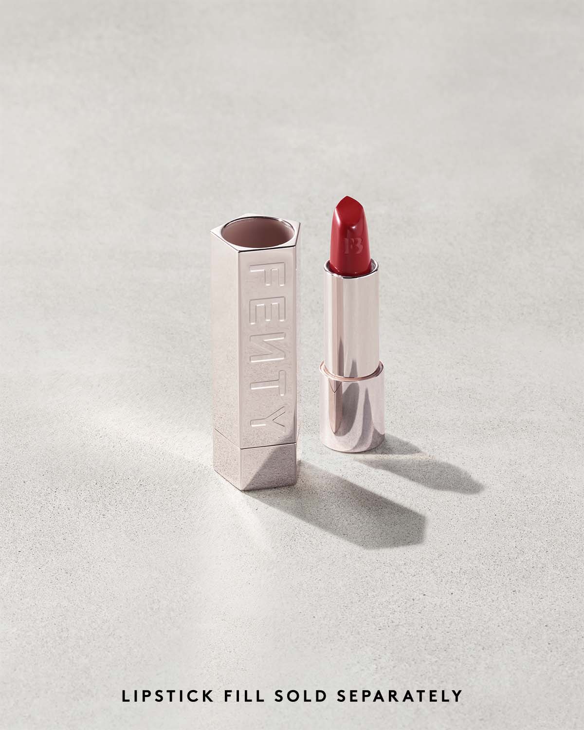 Fenty Icon The Case Semi-Matte Refillable Lipstick ¡ª Metallic Nude