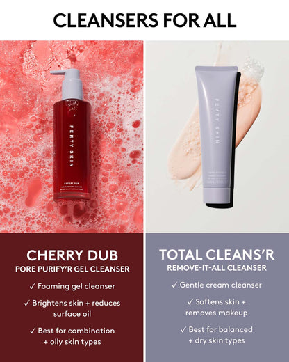 Cherry Dub Pore Purify'r Gel Cleanser with Niacinamide + Aloe Juice