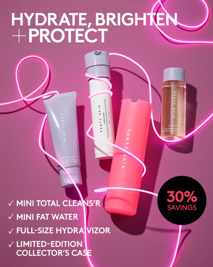 Skincare Lov'rs Cleanser, Toner, SPF Moisturizer + Collector's Case