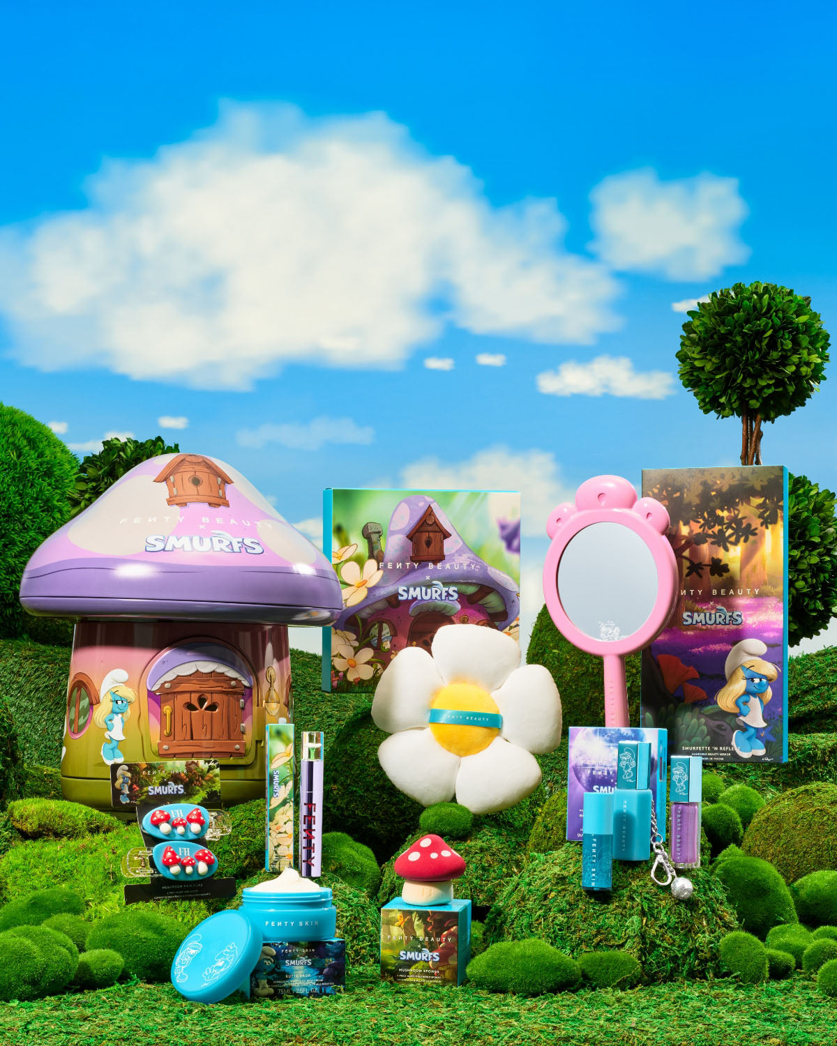 Mushroom Sponge 2-Piece Makeup Blending Sponge