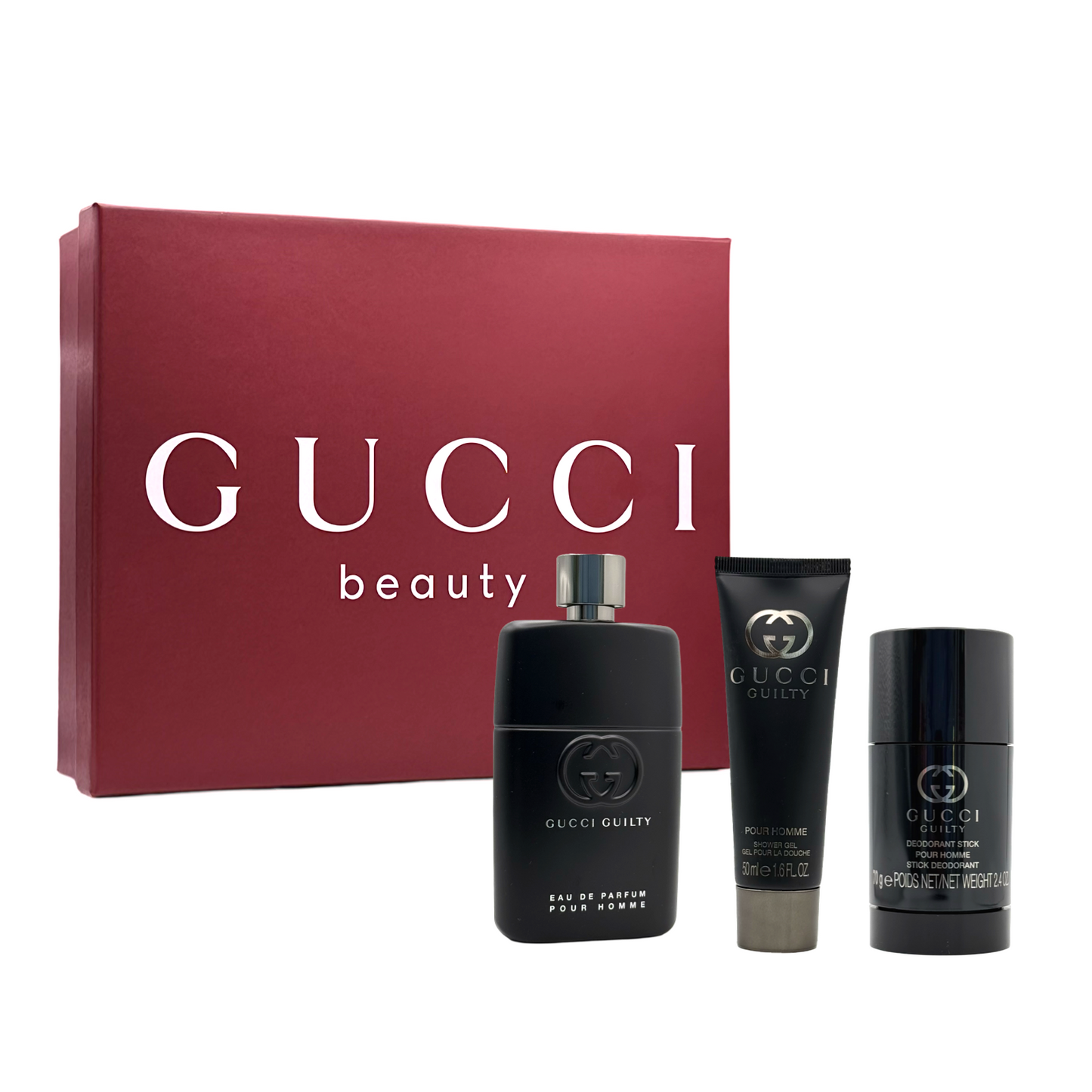 Gift Set Guthtcci Guilty Pour Homme by Guthtcci EDP 3pcs