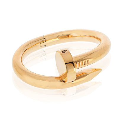 Carthttier Juste Un Clou 18K Rose Gold Jumbo  Size 15 Box and Papers Bracelet