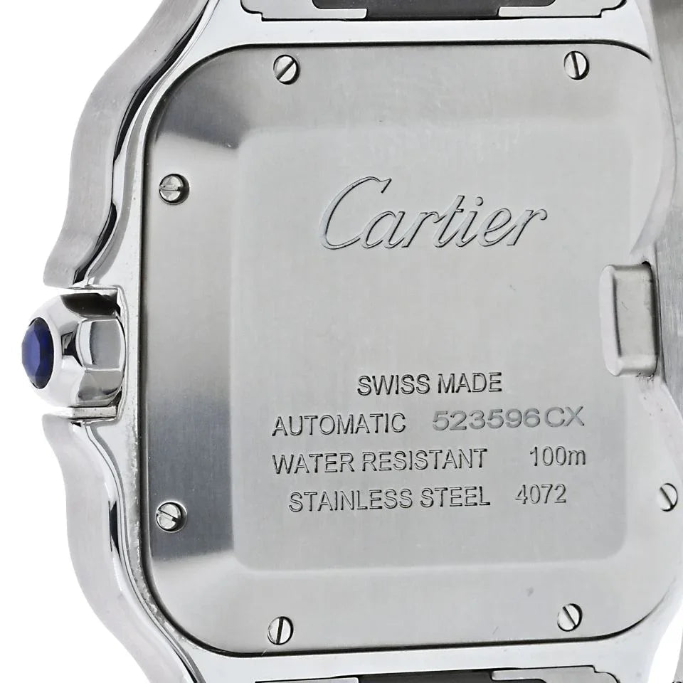 Carthttier Santos Stainless Steel WSSA0018/4072 19 Links Circa 2023 Watch