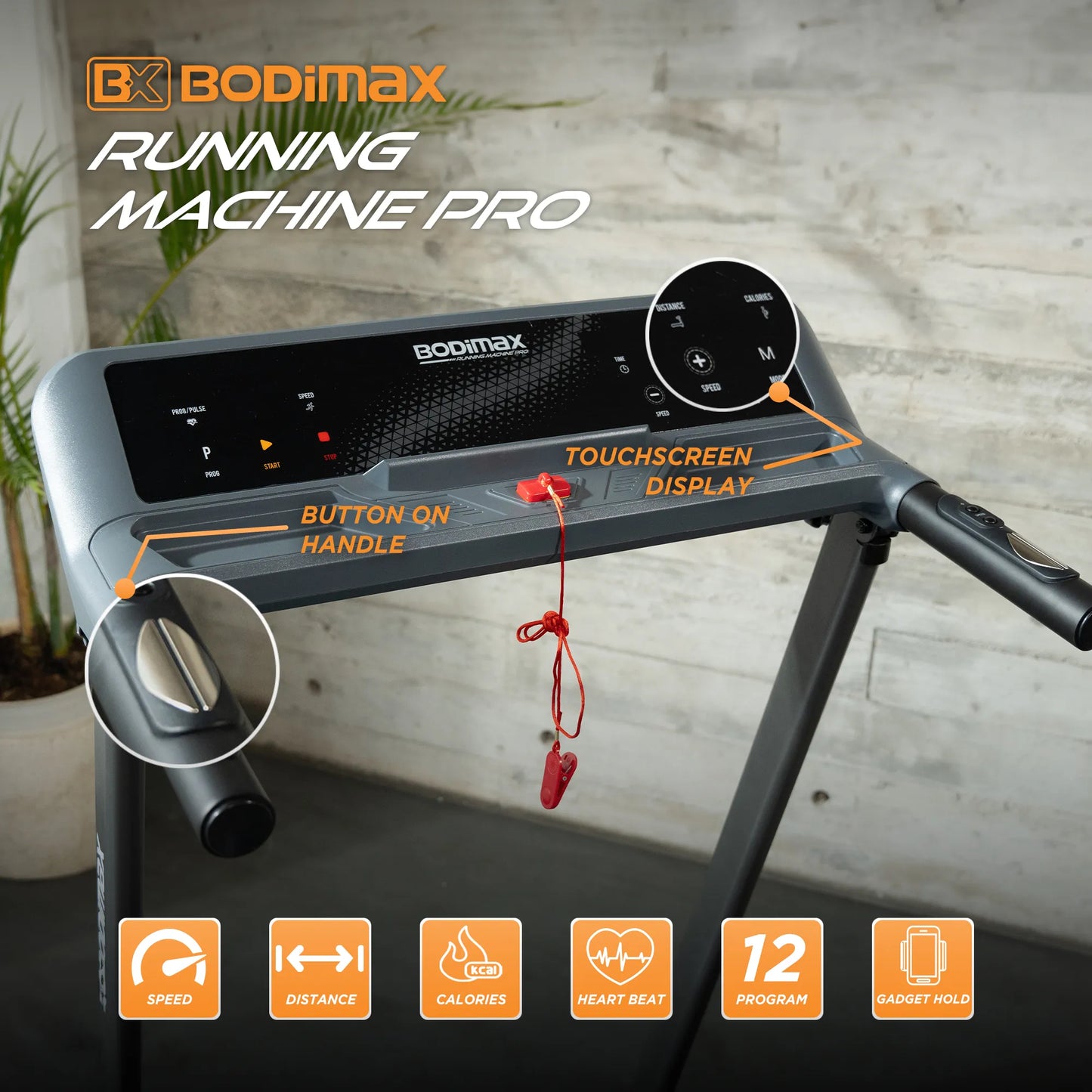 BODIMAX RUNNING MACHINE PRO