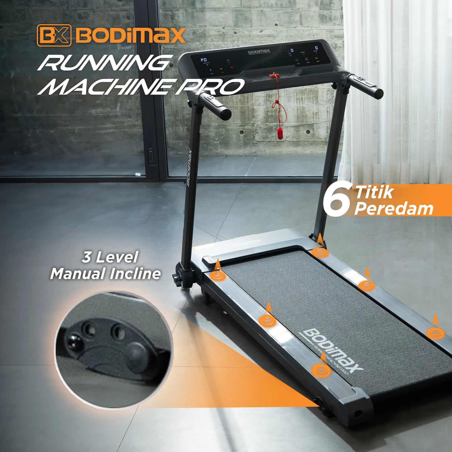 BODIMAX RUNNING MACHINE PRO