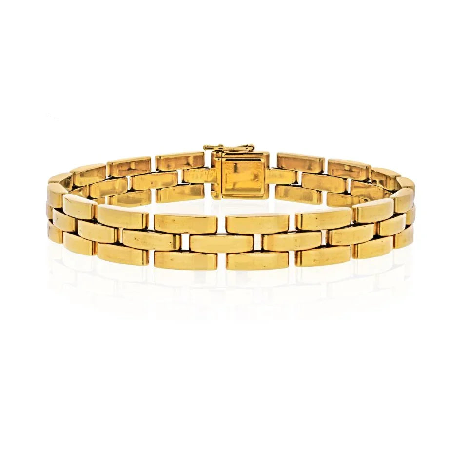 Carthttier 18K Yellow Gold Maillon Panthere Bracelet