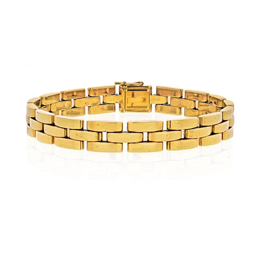 Carthttier 18K Yellow Gold Maillon Panthere Bracelet