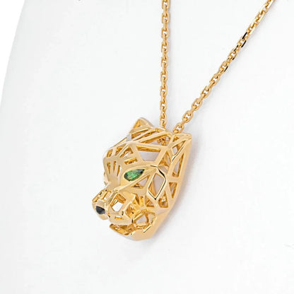 Carthttier 18K Yellow Gold Skeleton Panthere On A Chain Necklace