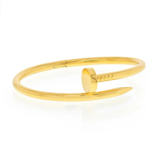 Carthttier Juste Un Clou 18K Yellow Gold Juste Un Clou Size 16 Bracelet