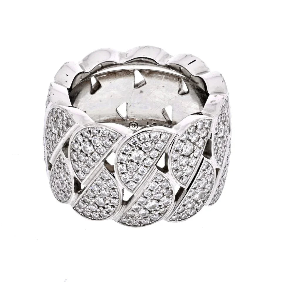 Carthttier 18K White Gold La Dona Diamond EU 51 Ring