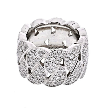 Carthttier 18K White Gold La Dona Diamond EU 51 Ring