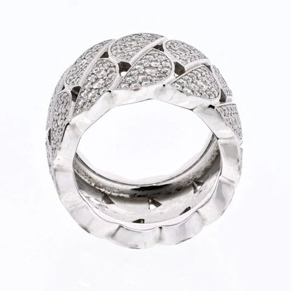 Carthttier 18K White Gold La Dona Diamond EU 51 Ring