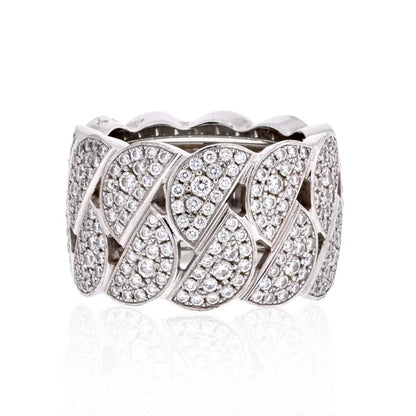 Carthttier 18K White Gold La Dona Diamond EU 51 Ring